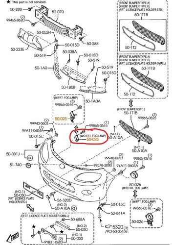 Ne51 c11b mazda - ne51-50-c11b, original