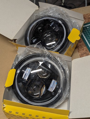 Led scheinwerfer zoll - 2x, 7